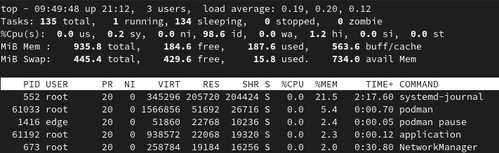 native quarkus getting started on arm8 memory footprint