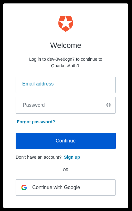 Auth0 Login