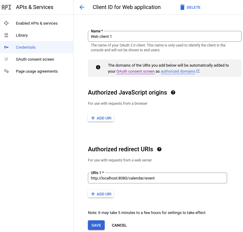 oidc google authorized redirects